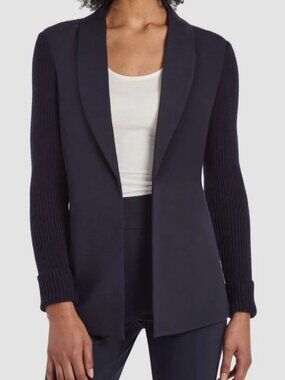 Capsule 121 Women's Blue The Columbia Open-Front Jacket Size 14